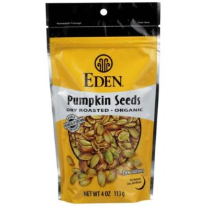 Organic dry roasted pumpkin seeds