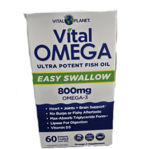 Vital Planet Vital Omega 800 Mg  Omega 3 Easy Swallow